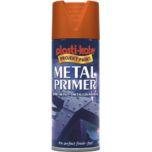 PlastiKote Metal Primer 400ml Aerosol Red Oxide
