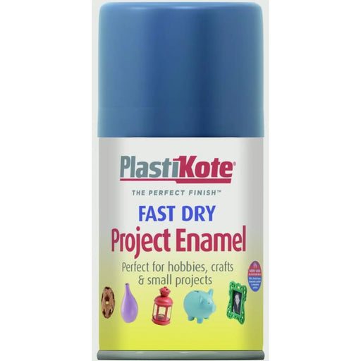 PlastiKote Fast Dry Enamel Aerosol Paint Harbour Blue - 100ml