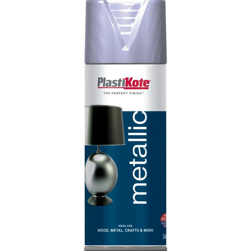PlastiKote Metallic Paint Aerosol 400ml Silver