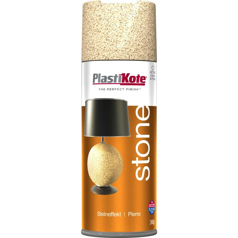 PlastiKote Stone Touch Spray Paint 400ml Alabaster