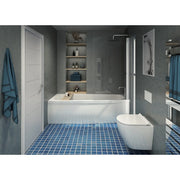 Perform Panel Bathroom & Shower Panel 2400mm x 600mm Oyster Marble