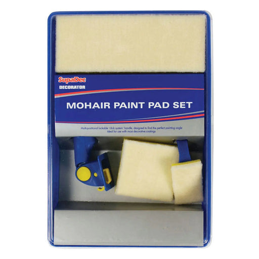SupaDec Decorator Mohair Paint Pad Set 5 Piece