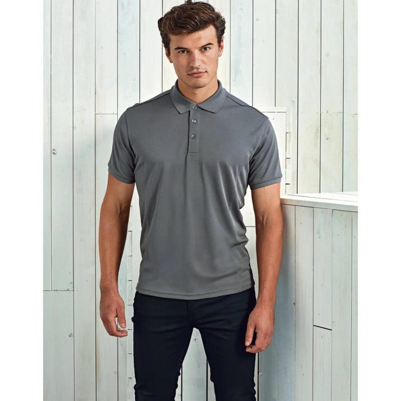 Premier Orange Male Polo Large