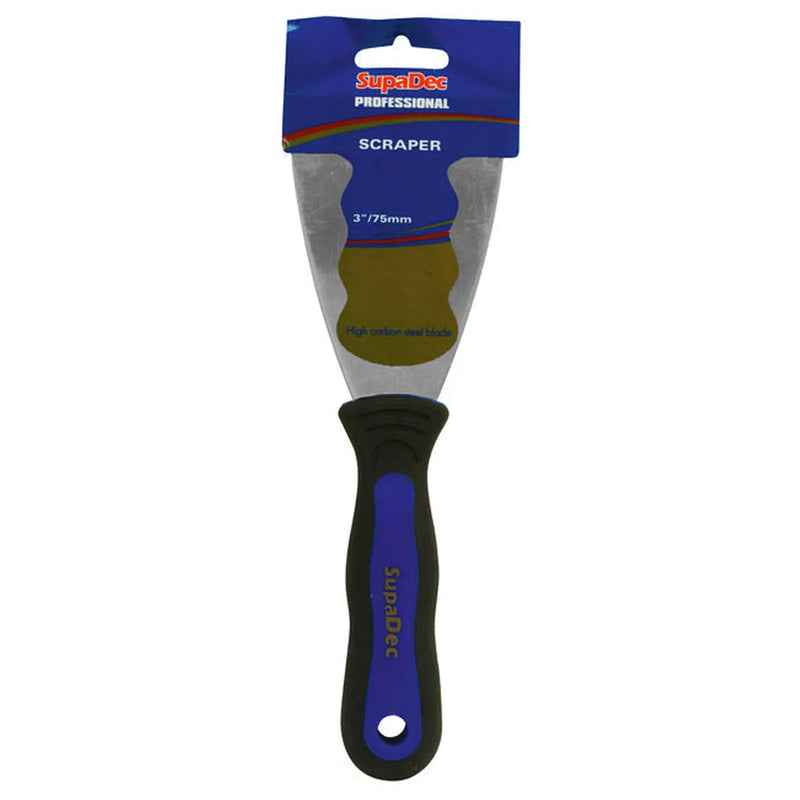 SupaDec Professional Soft Grip Paint Scrapers 3"/75mm