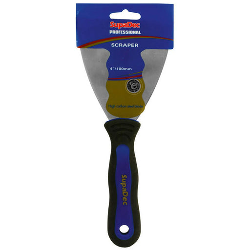 SupaDec Professional Soft Grip Paint Scrapers 4"/100mm