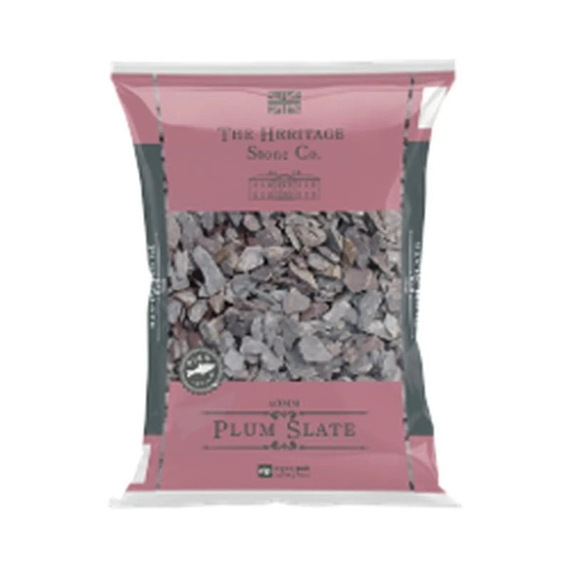 Deco-Pak Plum Slate Decorative Stone 40mm 20kg