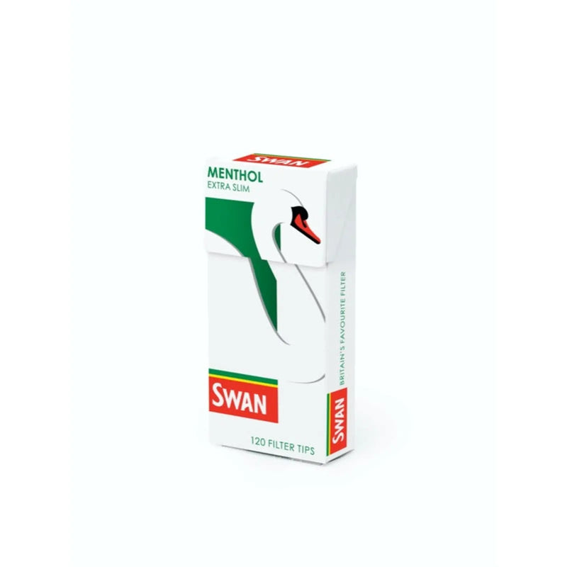 Swan Menthol Extra Slim Filter Tips Pack 120