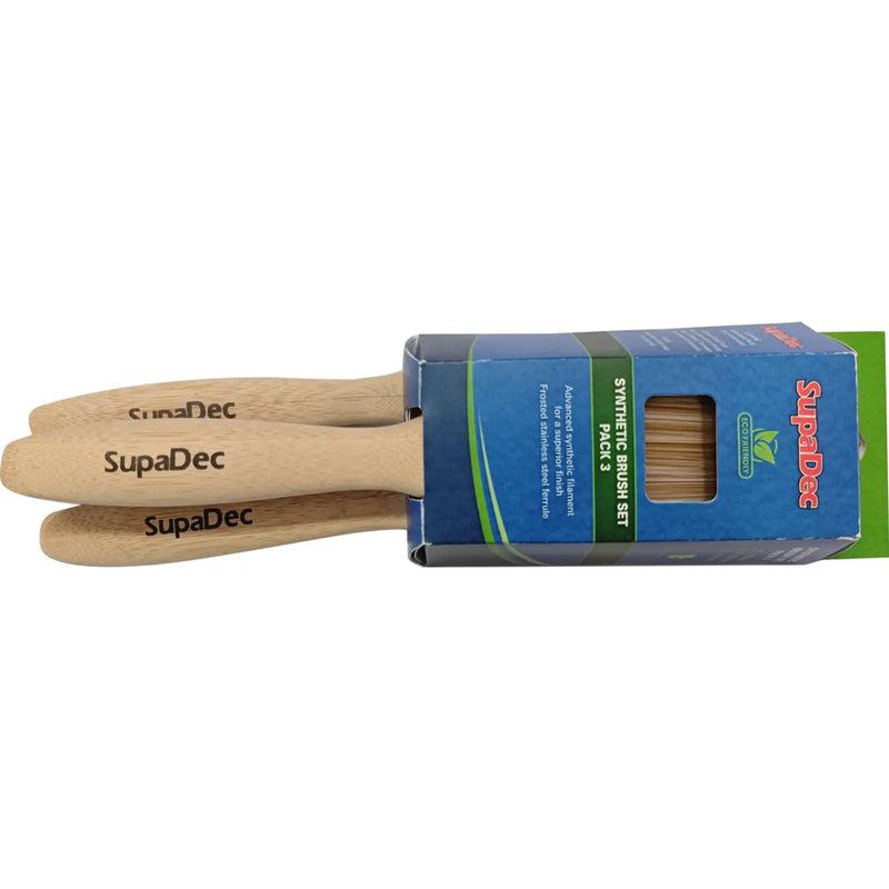 SupaDec Synthetic Brush Set Pack 3
