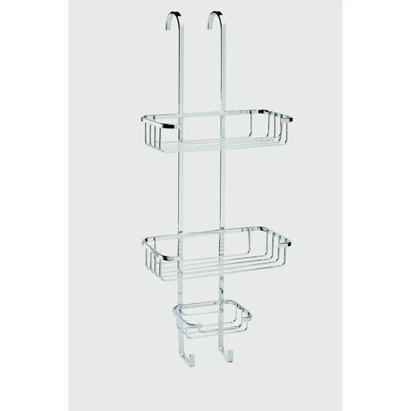 Croydex Hook Over Three Tier Basket Mild Steel