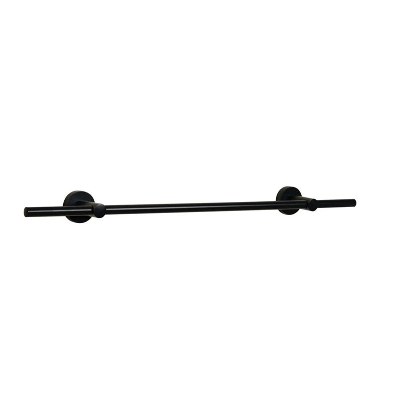 Croydex Flexi Fix Matt Black Epsom Towel Rail