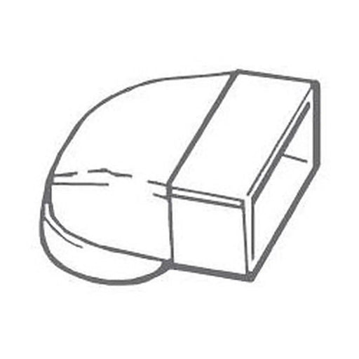 Manrose Elbow Female Round Connector 4"/100mm/110x54mm