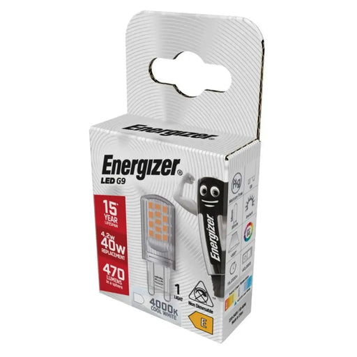 Energizer LED G9 470lm 4000k Cool White 4.2w