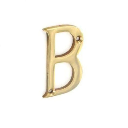 Securit Brass Letter B 50mm - Pack of 5