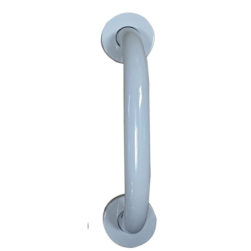 Securit Stainless Steel Grab Rail White 25 x 228