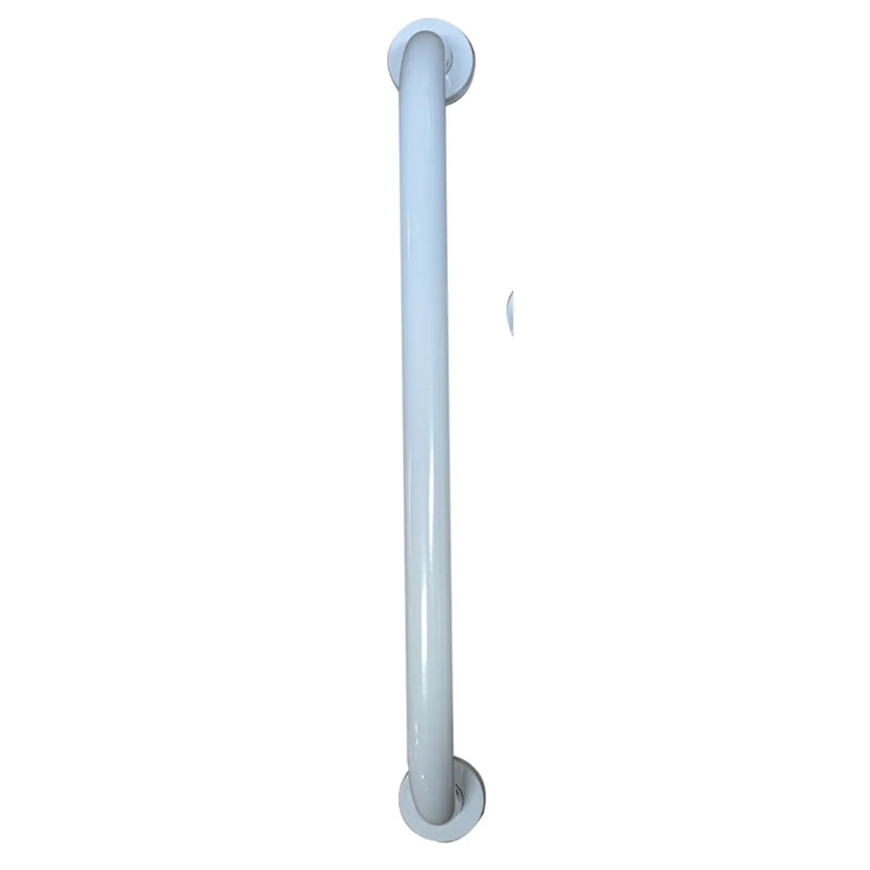 Securit Stainless Steel Grab Rail White 25 x 457