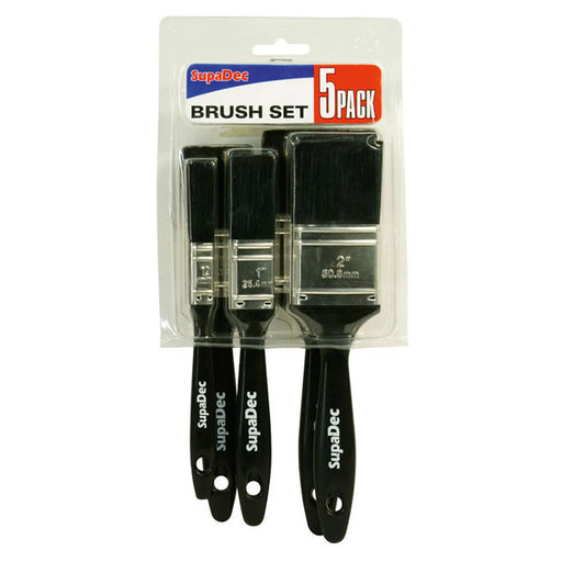 SupaDec Polyester Brush Set 5 Piece