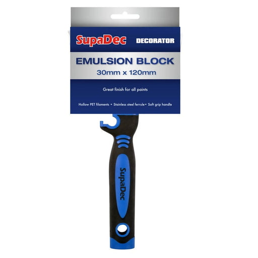 SupaDec Emulsion Block Brush 30mm x 120mm