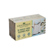 Groundsman Wheat Fibre Clothes Pegs Pack 36