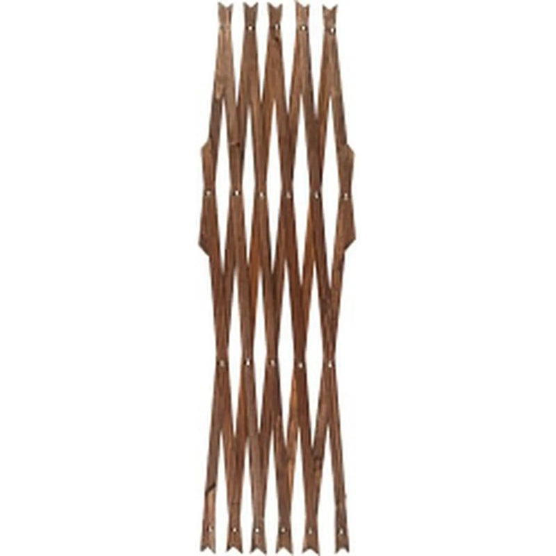 Ambassador Trellis with Metal Rivets 8mm Brown 6ft x 2ft