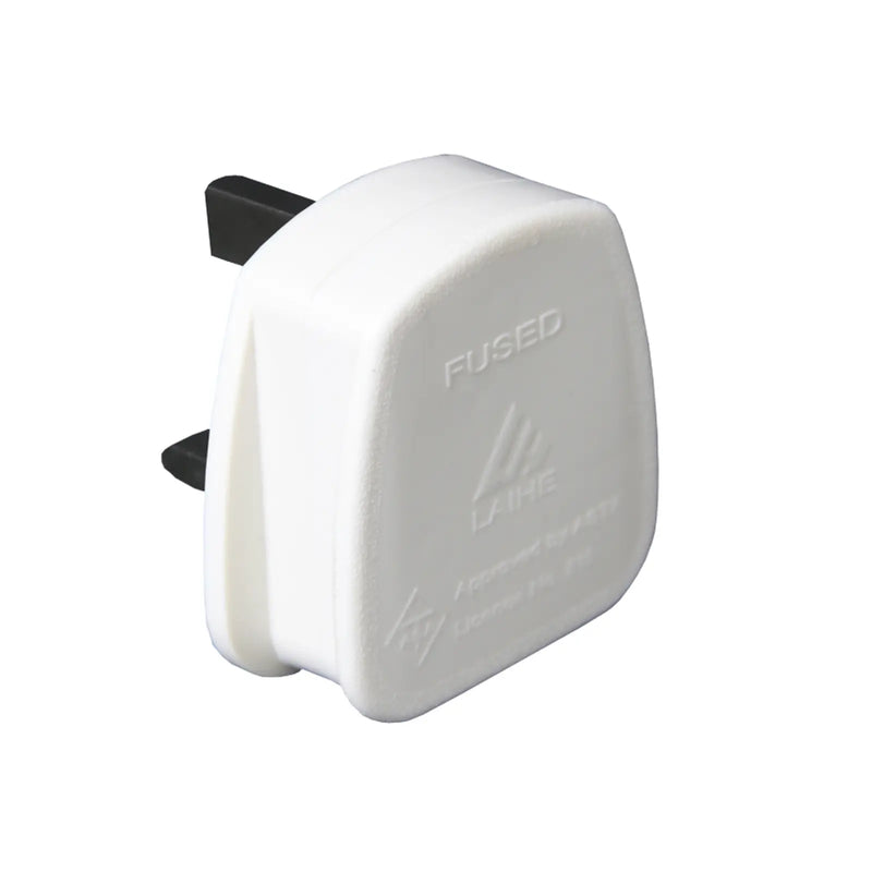 Securlec 3 Pin Nylon BS Plug White 13 Amp 250V Display Box