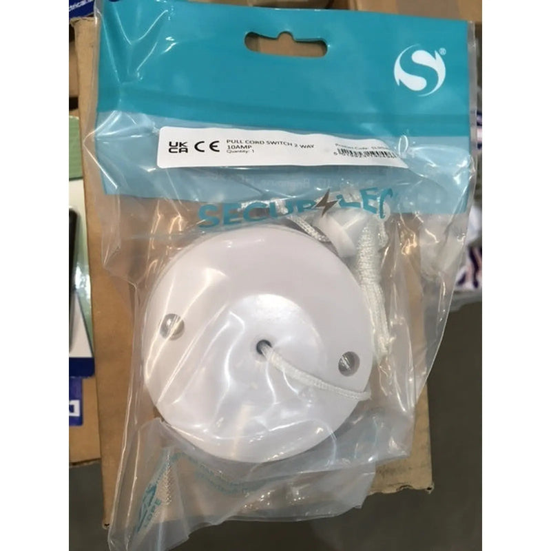 Securlec Pull Cord Switch 2 Way 10A