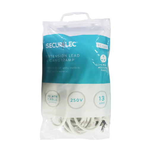 Securlec 4 Gang Extension Lead 10m