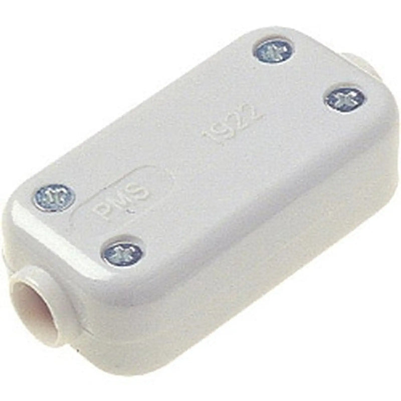 Securlec 5A, 2 Terminal Fixed Connector, White Pre-Packed