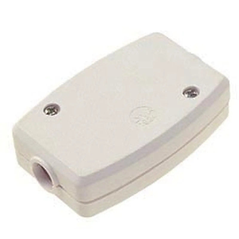 Securlec 13A, 3 Terminal Fixed Connector, White Pre-Packed