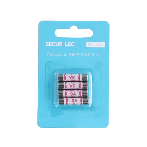 Securlec 3A Fuses Pack 4