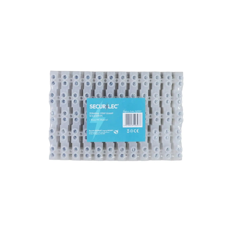 Securlec Terminal Strips 10 x 12 Strips 30A 16mm²