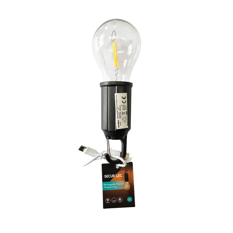 Securlec Rechargeable Filament LED Lamp 100 LEDs