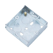 Securlec Metal Back Box 1 Gang 25mm