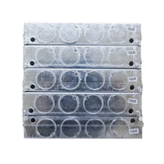 Securlec Metal Back Box 2 Gang 25mm
