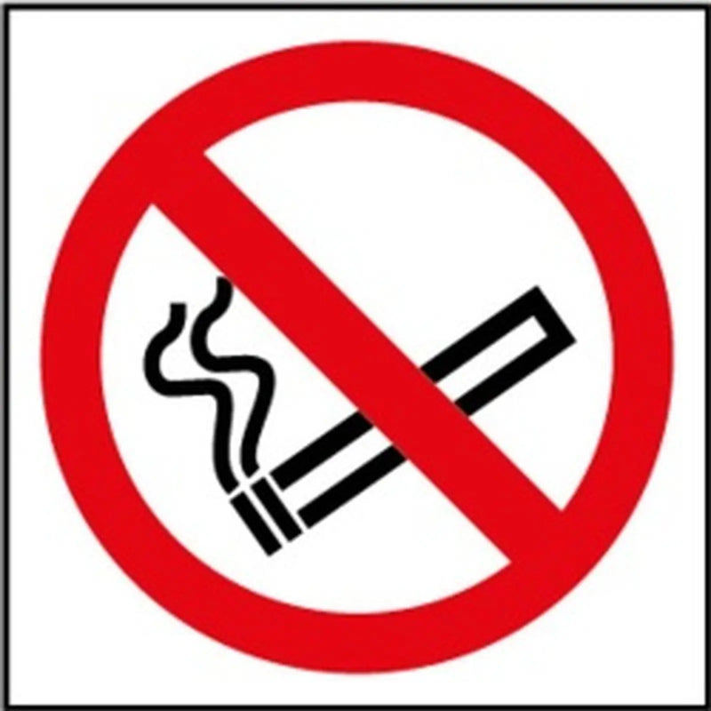 Smiths Architectural No Smoking Symbol Sign 100x100mm