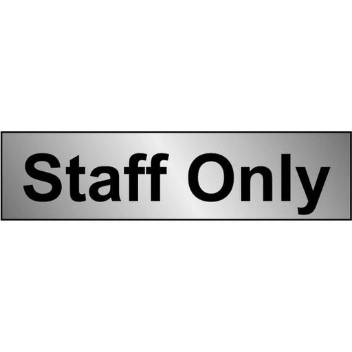 Securit Metal Effect Staff 200mmx50mm