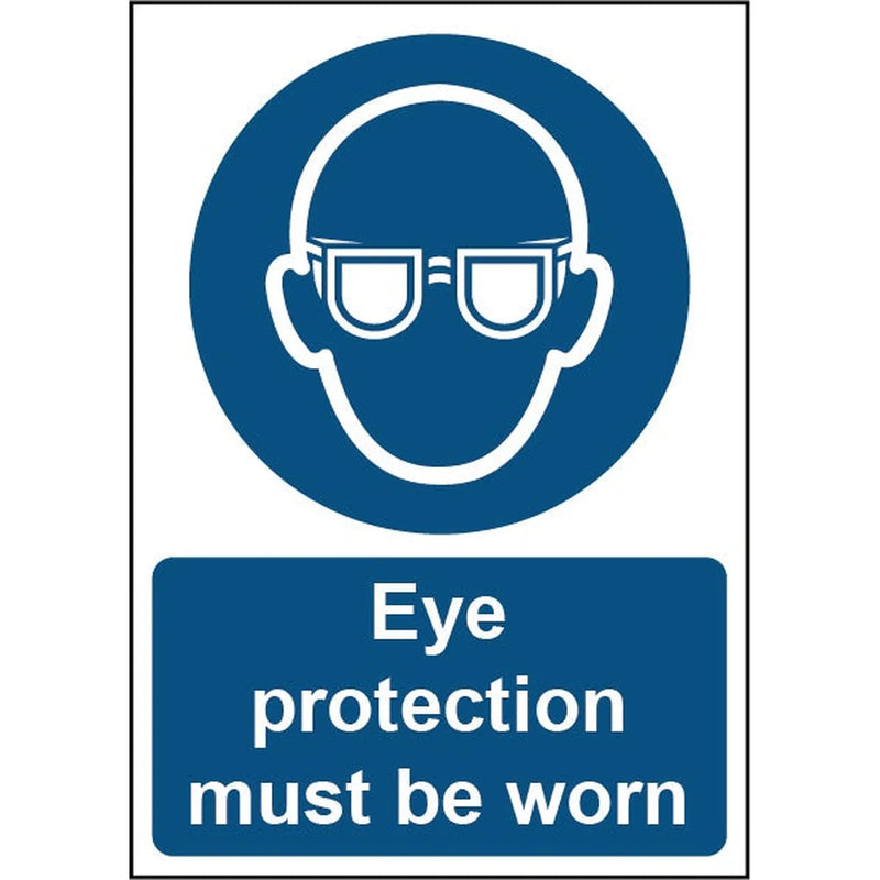 Smiths Architectural Eye Protection Must Be Worn Sign