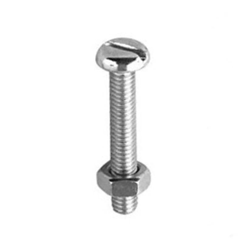 Securpak Machine Screw & Nut ZP Pack 8 M60 x 30