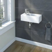 SP Cloakroom Collection Rectangular Basin 510mm W: 500mm H: 130mm D: 240mm