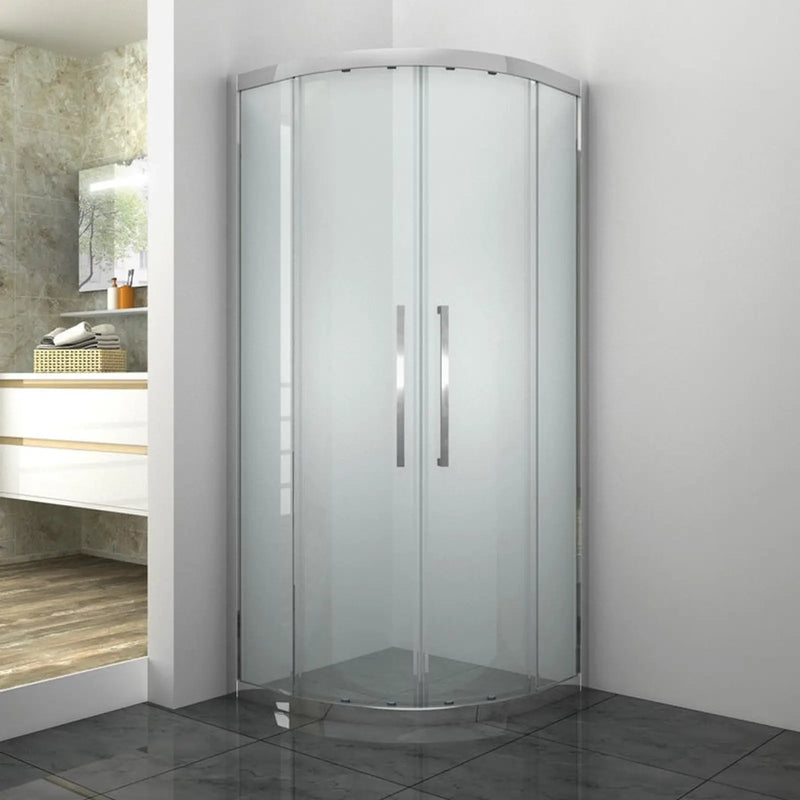 SP Kinder Twin Sliding Door Quadrant Shower Enclosure 900 x 900 x 1850mm