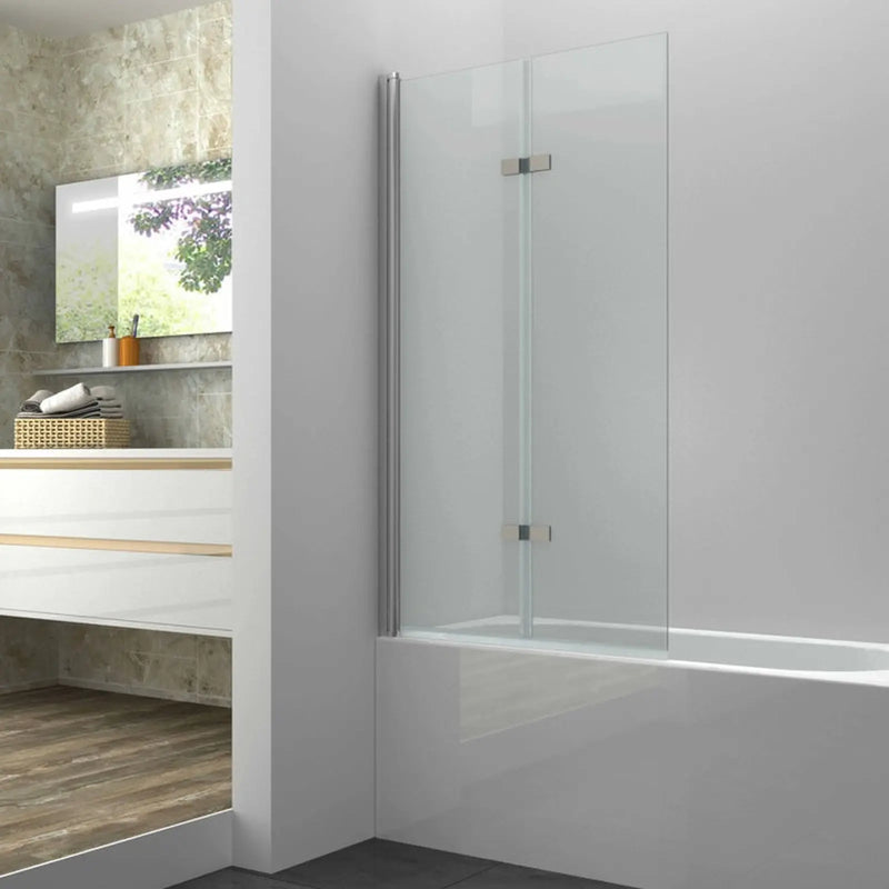 SP Glacier Single Fold Bath Screen 800mm x 1400mm