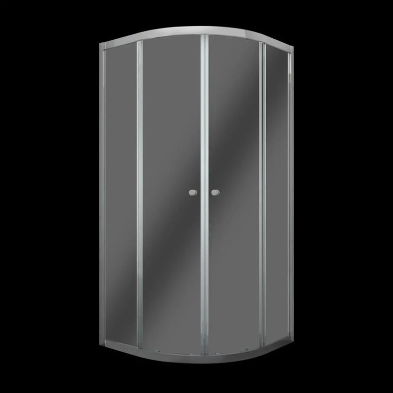 SupaPlumb Twin Sliding Door Shower Enclosure Quad 1850mm x 800mm