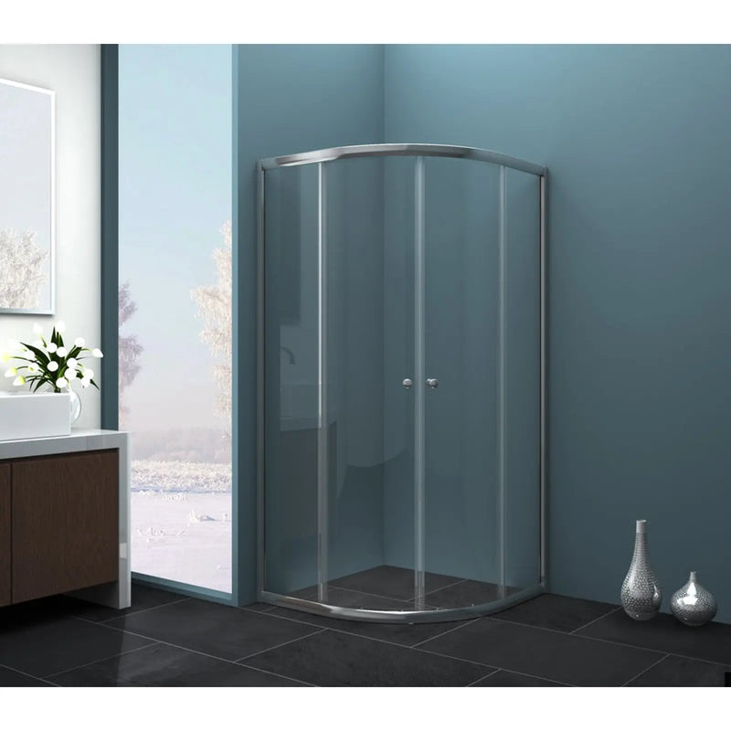 SupaPlumb Twin Sliding Quadrant Door 800mm x 800mm