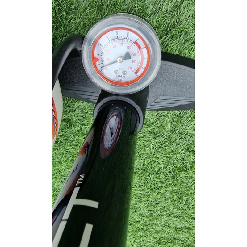 Sport Direct Steel Track Pump & Gauge