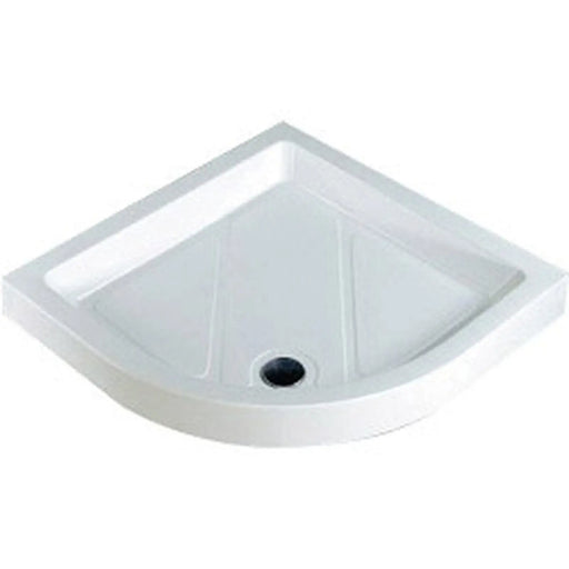 SupaPlumb High Wall ABS Cap Quad Stone Resin Shower Tray 800mm x 800mm x 80mm