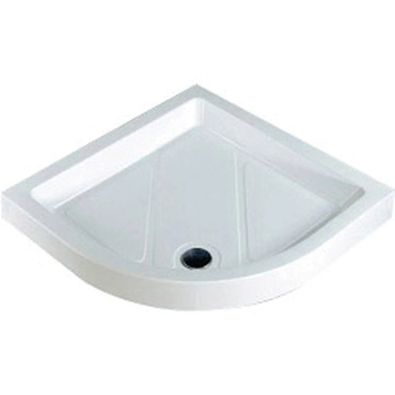 SupaPlumb High Wall ABS Cap Quad Stone Resin Shower Tray 800mm x 800mm x 80mm