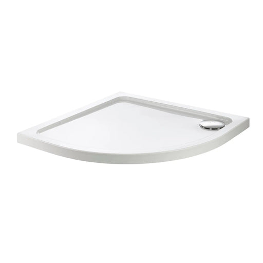 SupaPlumb High Wall ABS Cap Quad Stone Resin Shower Tray 900 x 900 x 80mm