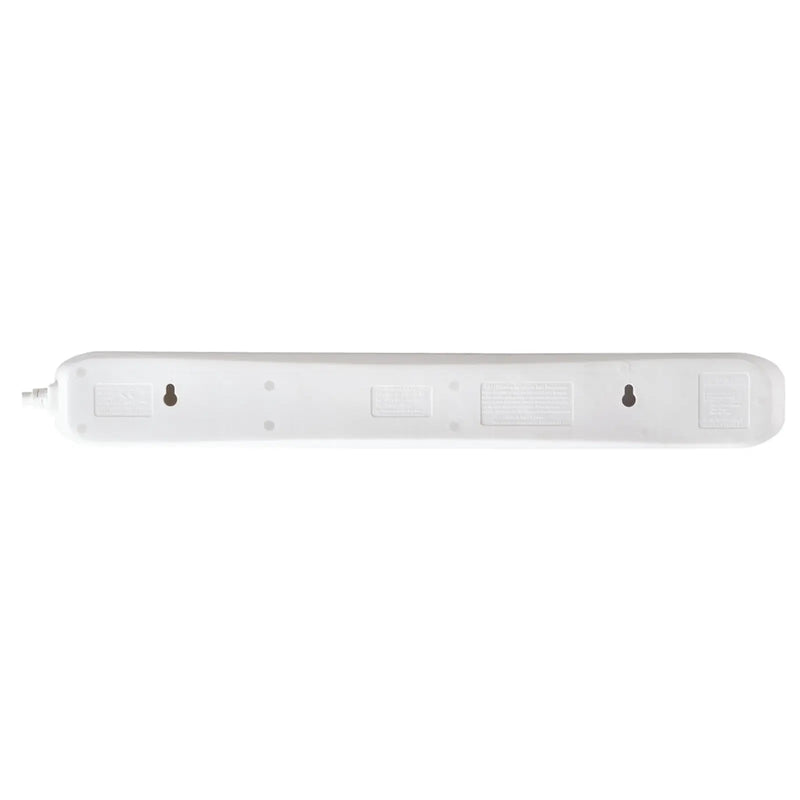 Masterplug 6 Gang Surge Extension Lead With 2 USBs 2m