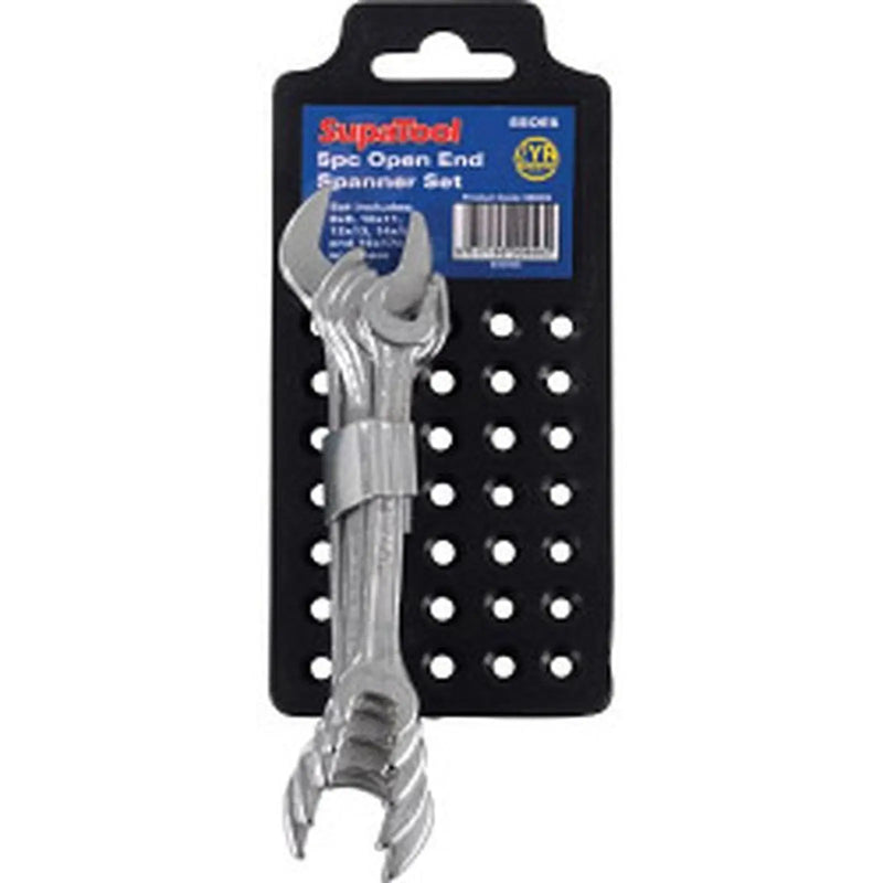 SupaTool Open End Spanner Set 5 Piece