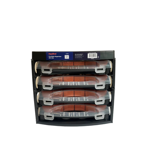 SupaTool Portable Organiser 4 Piece Set