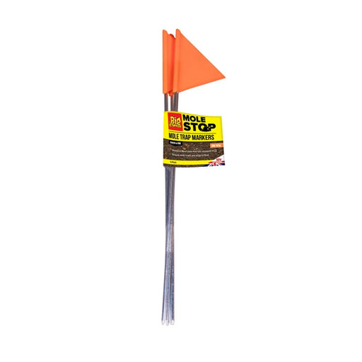 The Big Cheese Hi-Vis Mole Trap Markers Pack 5
